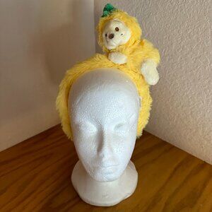NWT! Authentic HK Disneyland Ears - Winnie the Pooh Pineapple Plush Headband